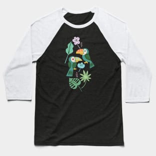 Toucan Jungle Baseball T-Shirt